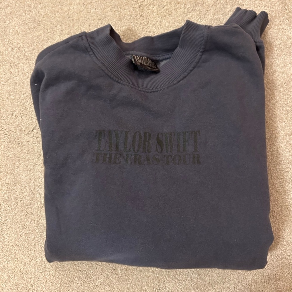 Taylor Swift The Eras Tour Blue Crewneck M